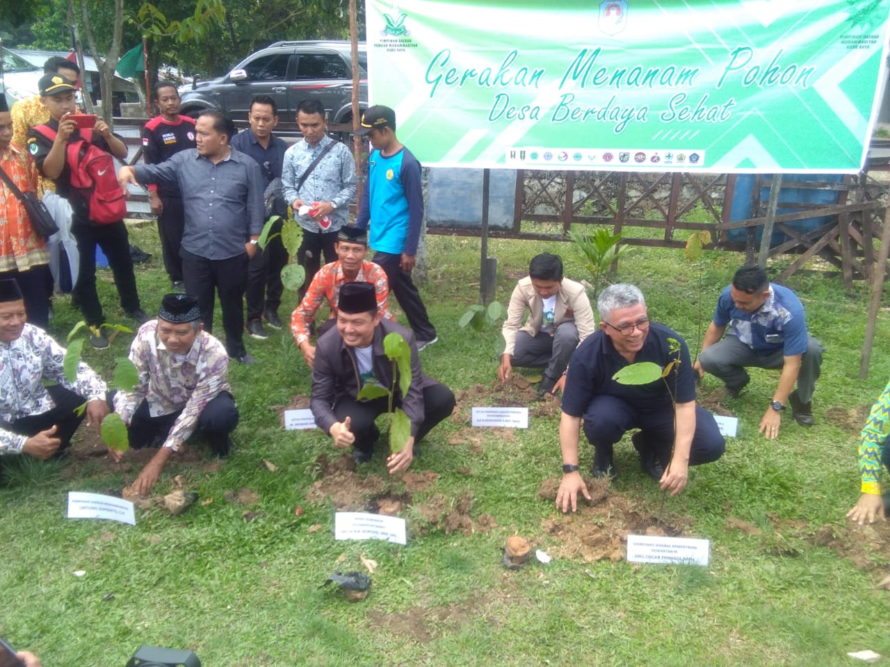 Bawaslu Kubu Raya hadiri Launching Desa Berdaya Sehat di Desa Rasau Jaya Satu