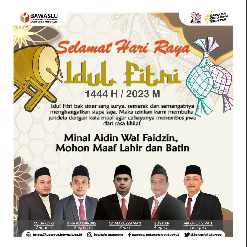 Selamat Hari Raya IDUL FITRI 1444 H/2023 M