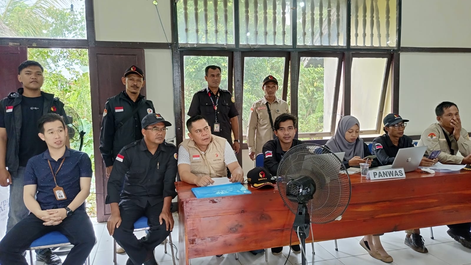 Monitoring terhadap Rapat Pleno terbuka  rekapitulasi hasil perolehan suara Pemilihan Tahun 2024 tingkat kecamatan