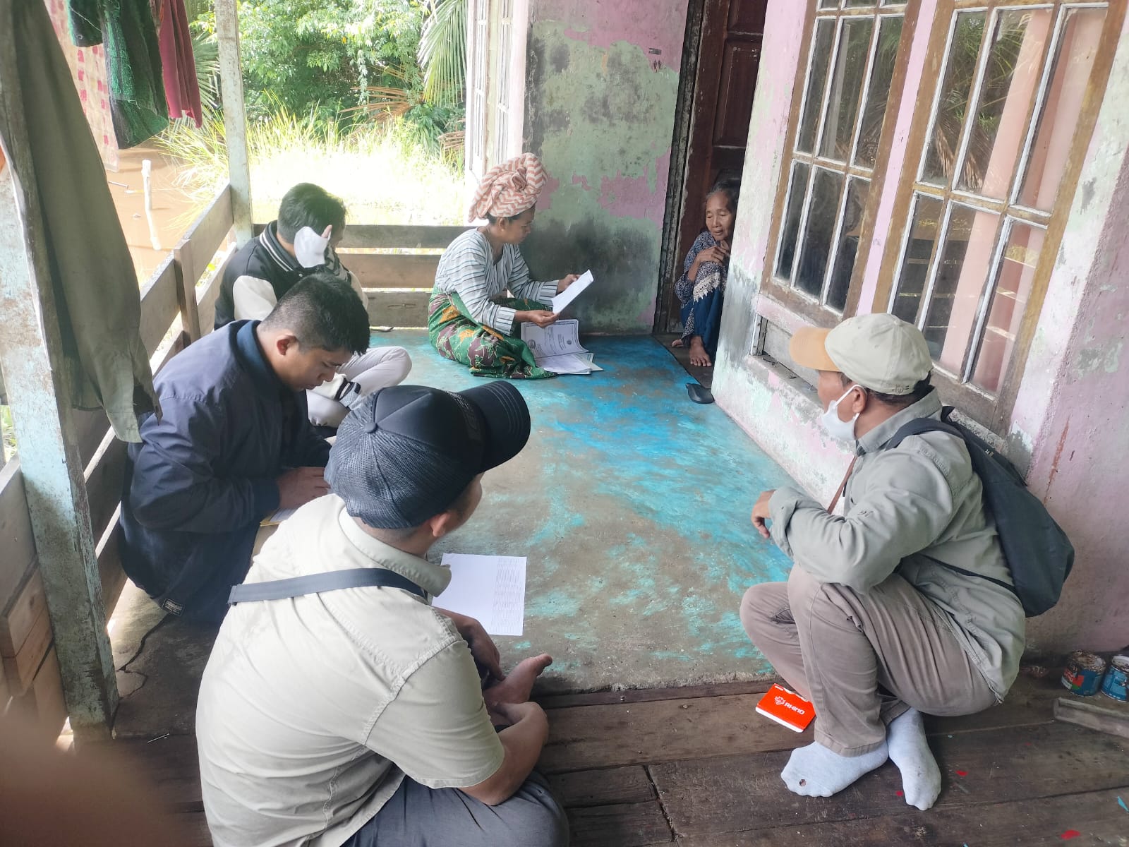 Bawaslu Kubu Raya Awasi Pelaksanaan Coktas di Desa Sungai Enau A dan Desa Kubu Padi