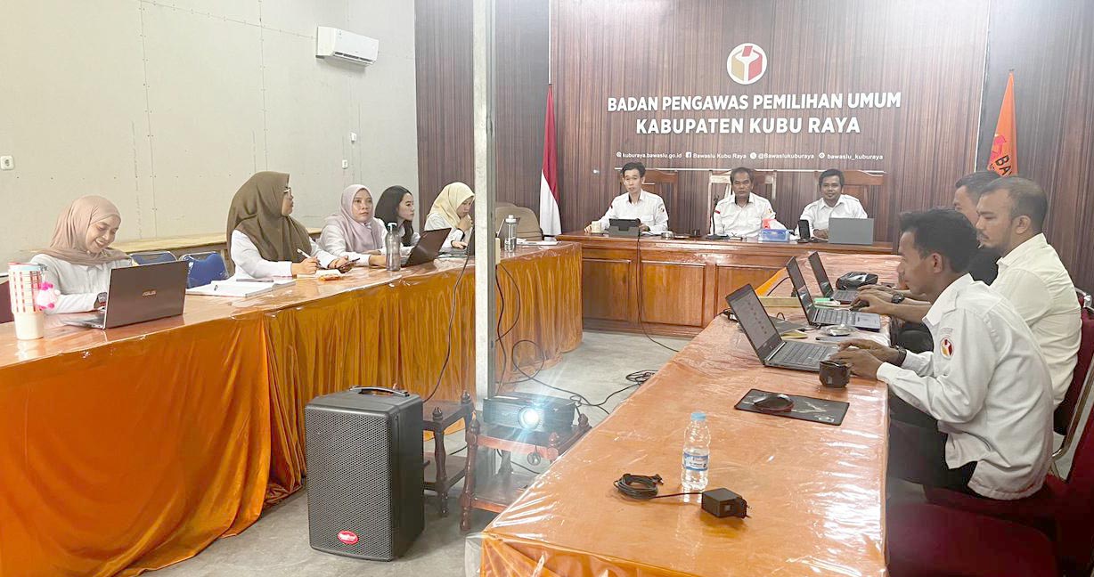 Bawaslu Kubu gelar Rapat penyusunan usulan perubahan terhadap Undang-Undang Nomor 7 Tahun 2017 tentang Pemilihan Umum