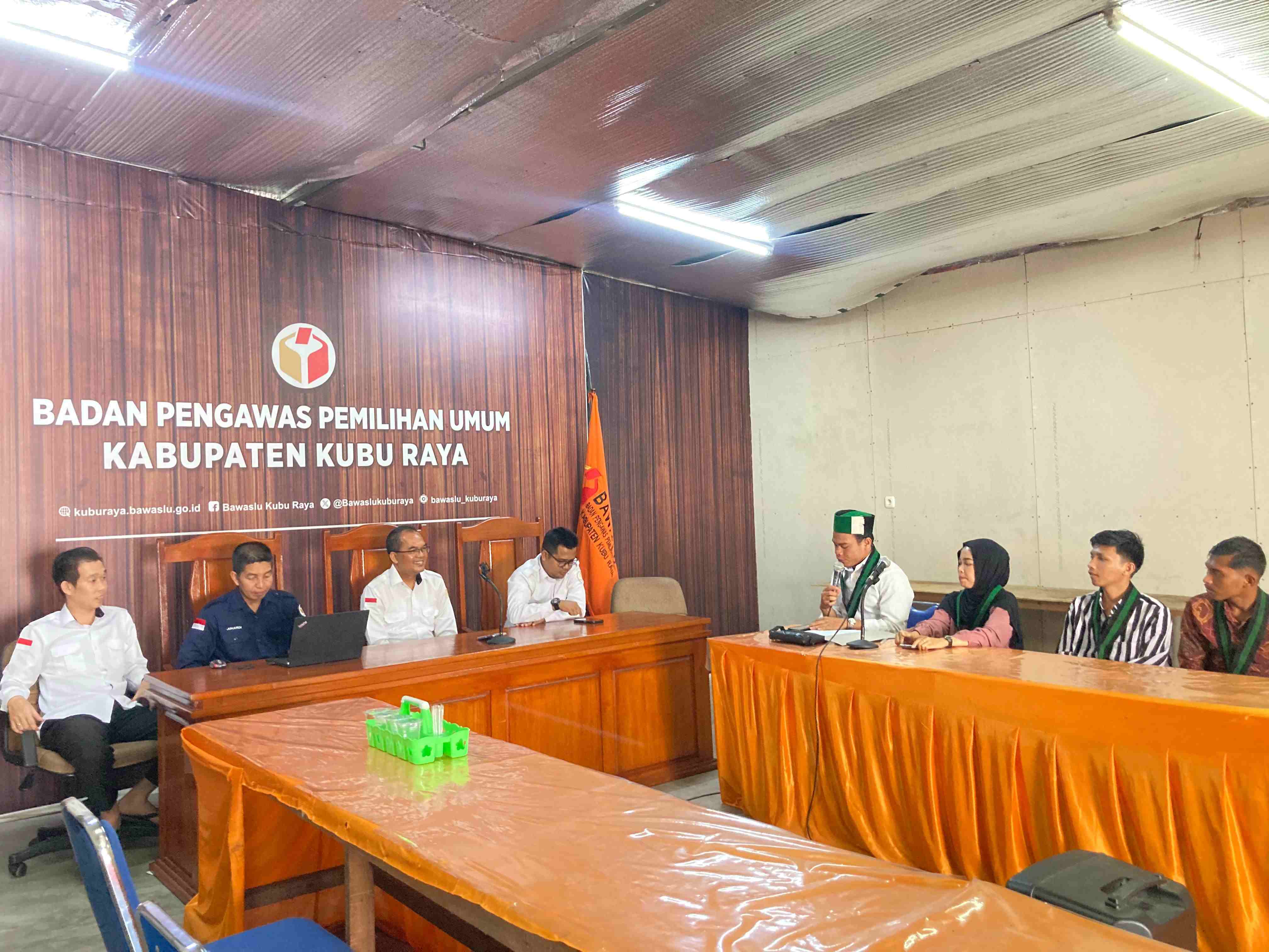 Bawaslu Kubu Raya Terima Audiensi HMI Kubu Raya, Bahas Keberlanjutan PKS Pengawasan Partisipatif