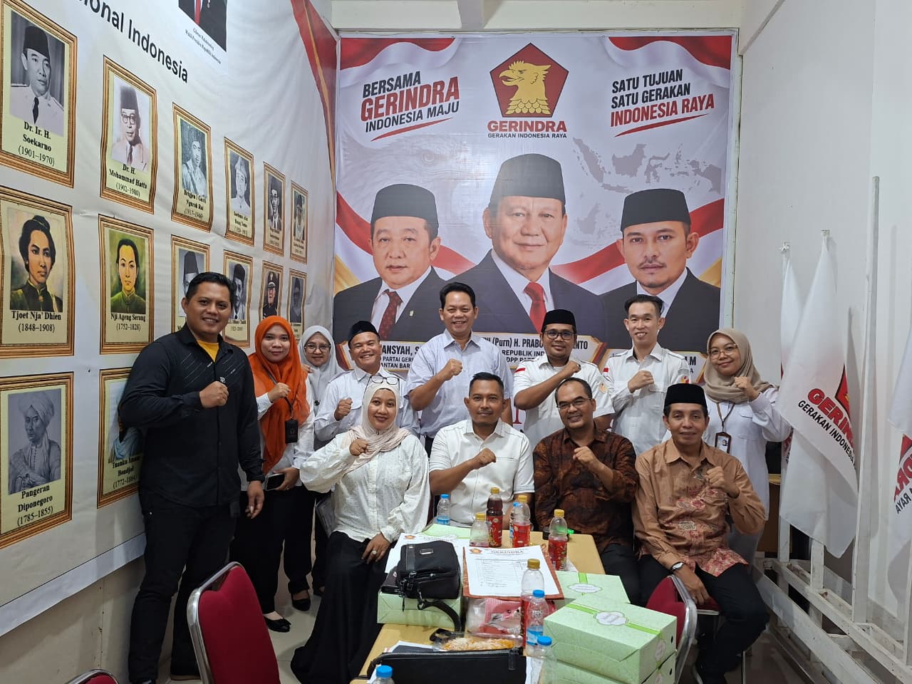Bawaslu Kubu Raya Perkuat Sinergi dengan Partai Gerindra melalui Konsolidasi Demokrasi