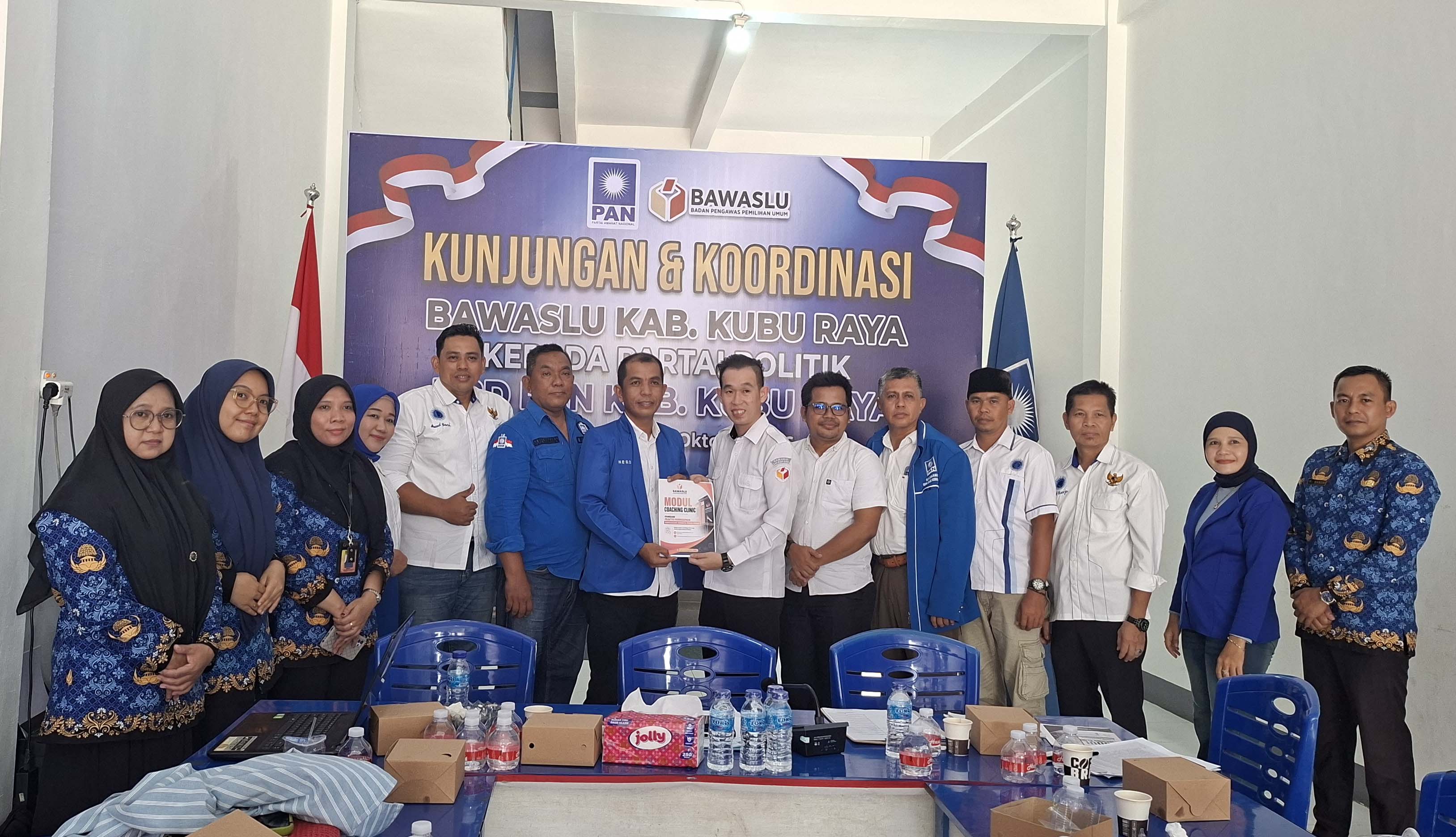 Bawaslu Kubu Raya Perkuat Konsolidasi Demokrasi Bersama DPD PAN
