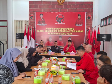 Menuju Pemilu 2029, Bawaslu Kubu Raya Perkuat Konsolidasi Demokrasi Bersama PDI Perjuangan