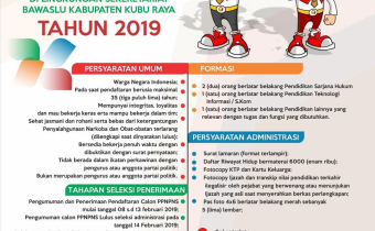 Penerimaan PPNPNS Bawaslu Kabupaten Kubu Raya Tahun 2019