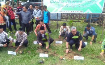 Bawaslu Kubu Raya hadiri Launching Desa Berdaya Sehat di Desa Rasau Jaya Satu