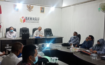 Bawaslu Kubu Raya ikuti Review dan Finalisasi Laporan Akhir Divisi Penyelesaian Sengketa pada Pemilihan Tahun 2020