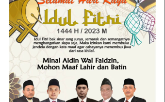 Selamat Hari Raya IDUL FITRI 1444 H/2023 M