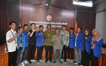 Bawaslu Kabupaten Kubu Raya Terima Silaturahmi PC PMII Kubu Raya, Bahas Pengawasan Partisipatif Pemilu