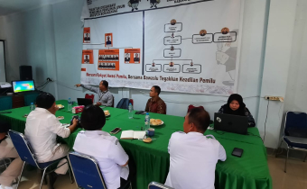 Bawaslu Kubu Raya Hadiri Rakor Evaluasi dan Optimalisasi Pengawasan PDPB Triwulan III