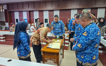 Bawaslu Kubu Raya dan Pemkab Kubu Raya Tandatangani Nota Kesepakatan tentang Pendidikan Politik dan Partisipasi Masyarakat